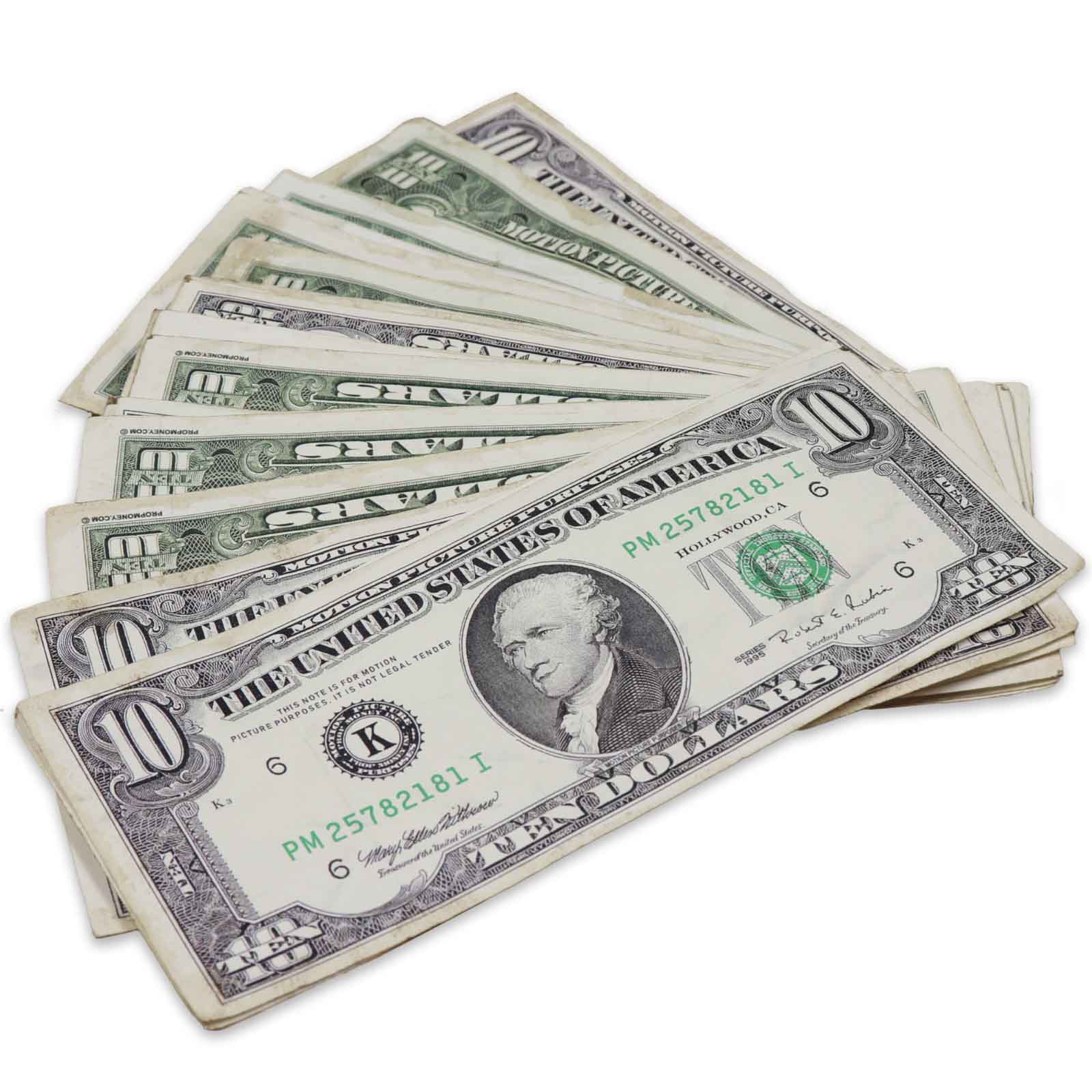 $10 RealAged® 1990 Series Bills
