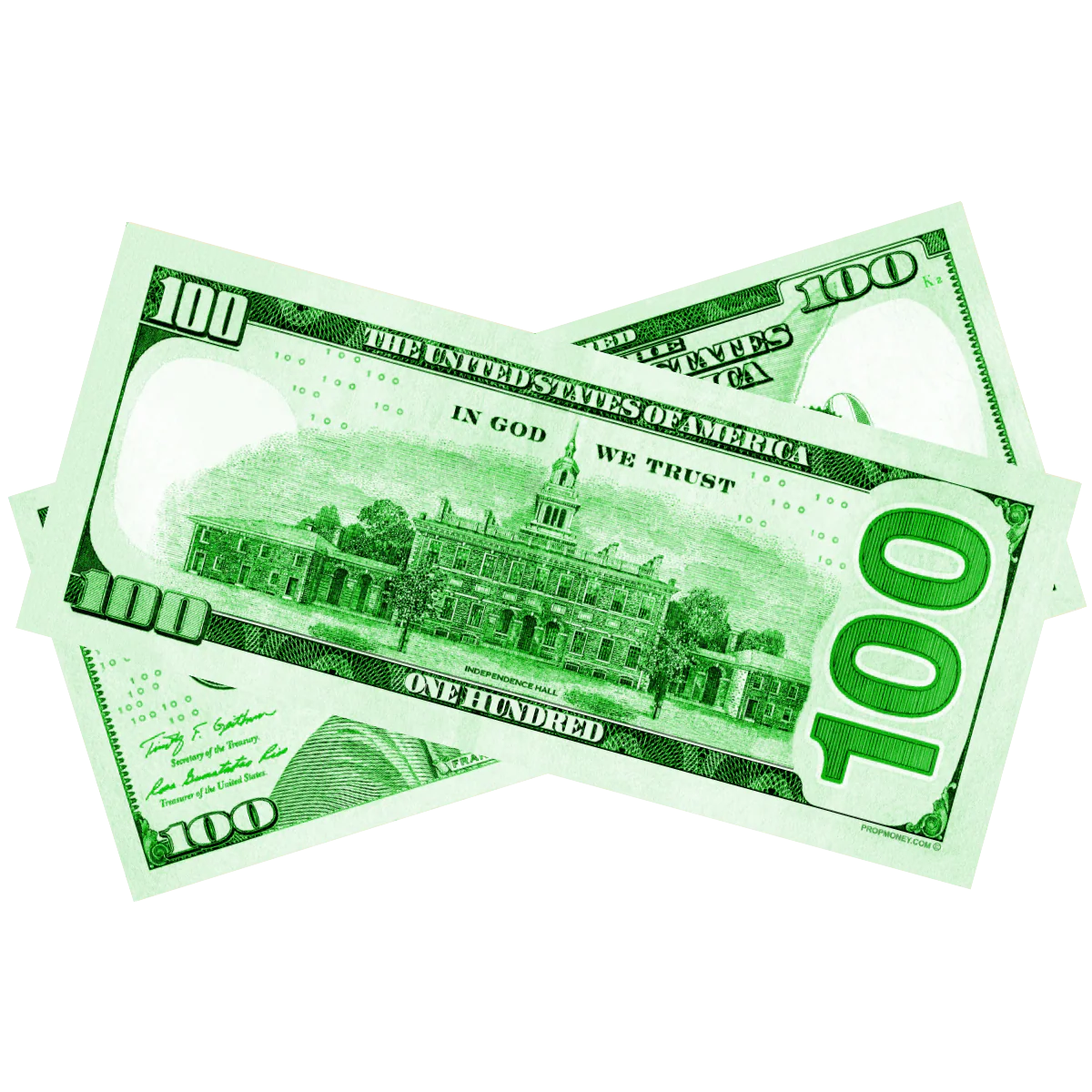 100x $100 New Series Green Bills - Image 2