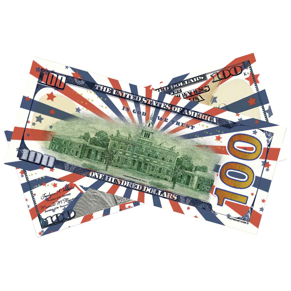 $100 4th of July Independence Day Bills - Image 2