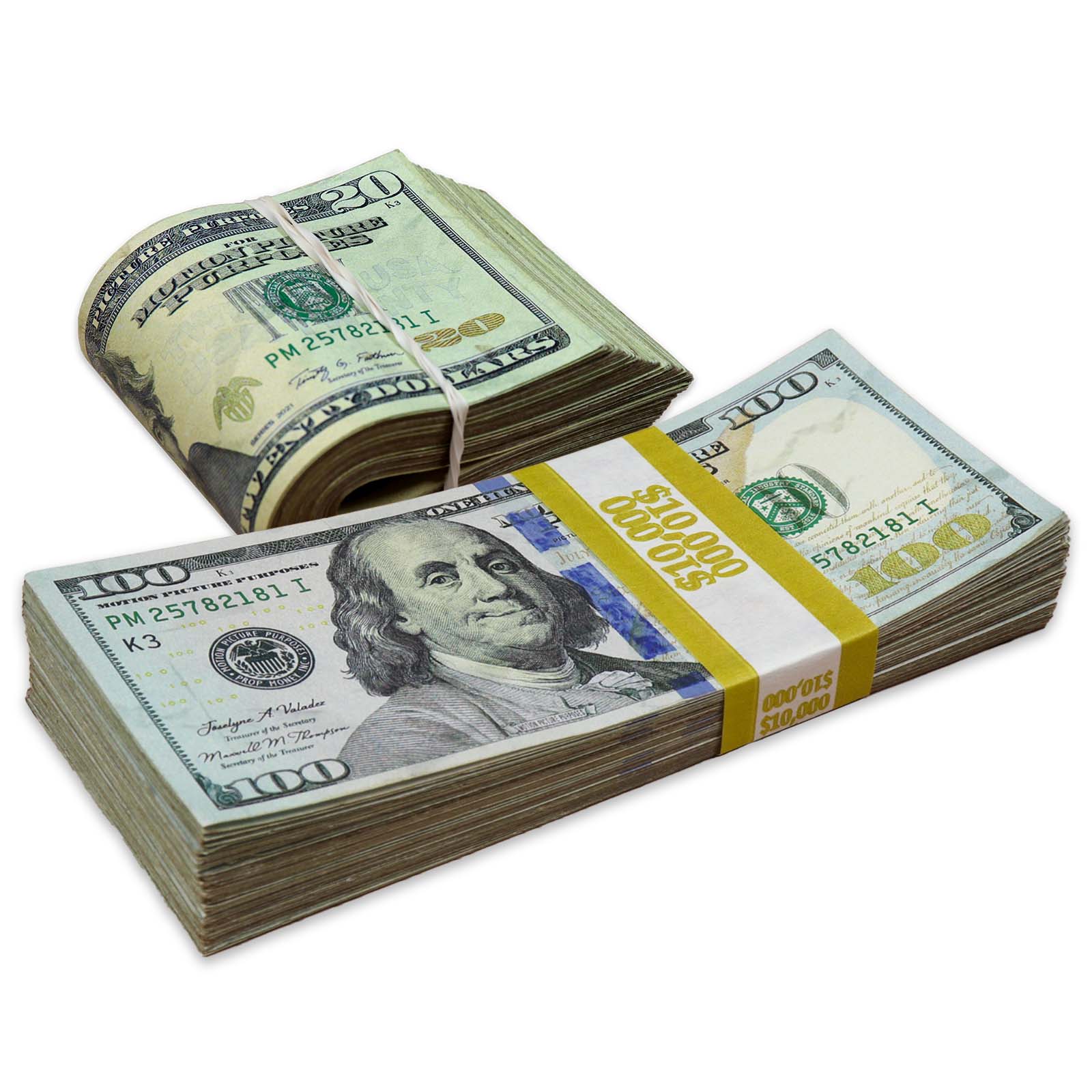 $12,000 RealAged® New Series Full Print Stack & Band Pack