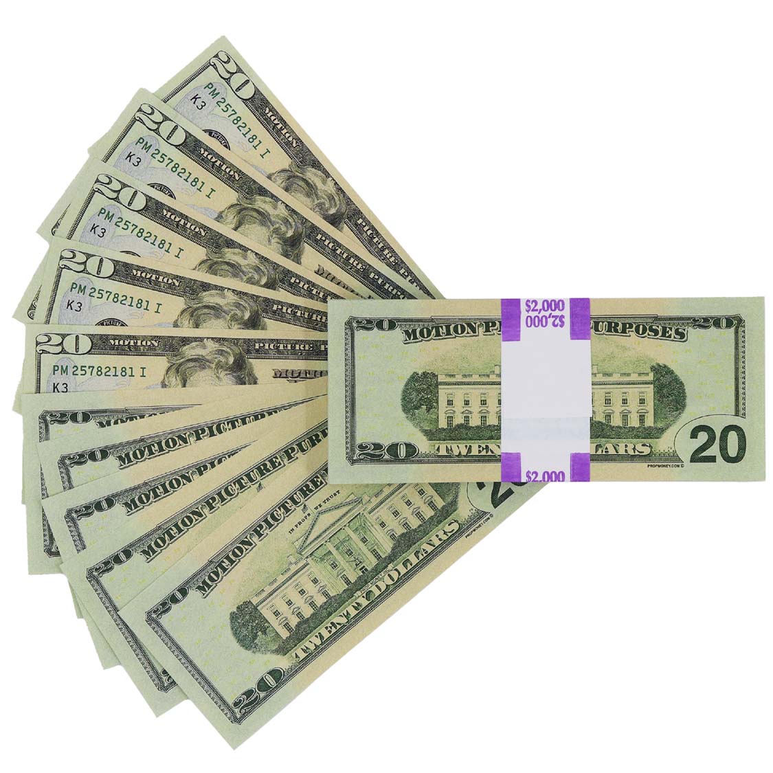 $2,000 Full Print New Series Stack - Image 4