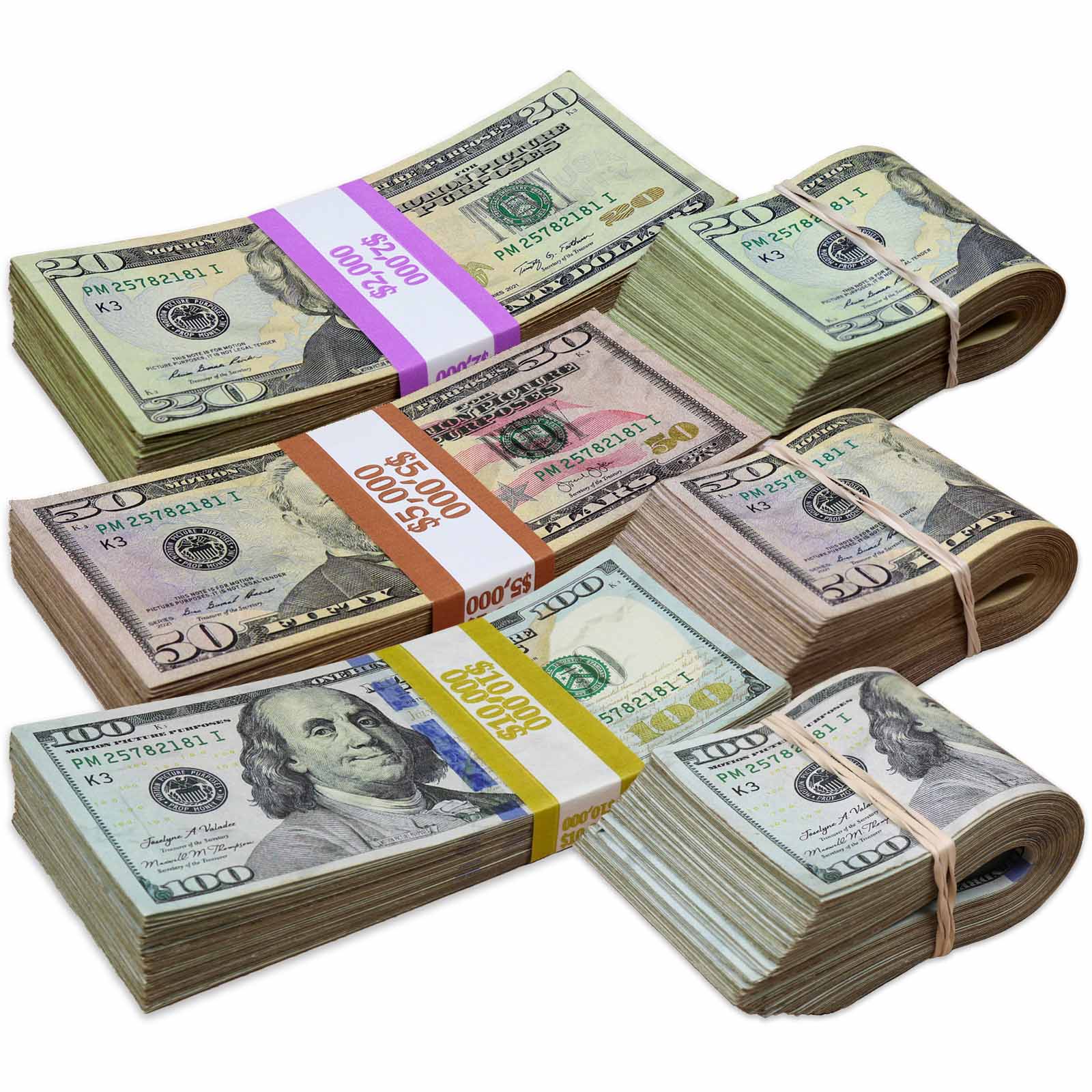 $34,000 RealAged® Full Print New Series Stacks & Bands Pack