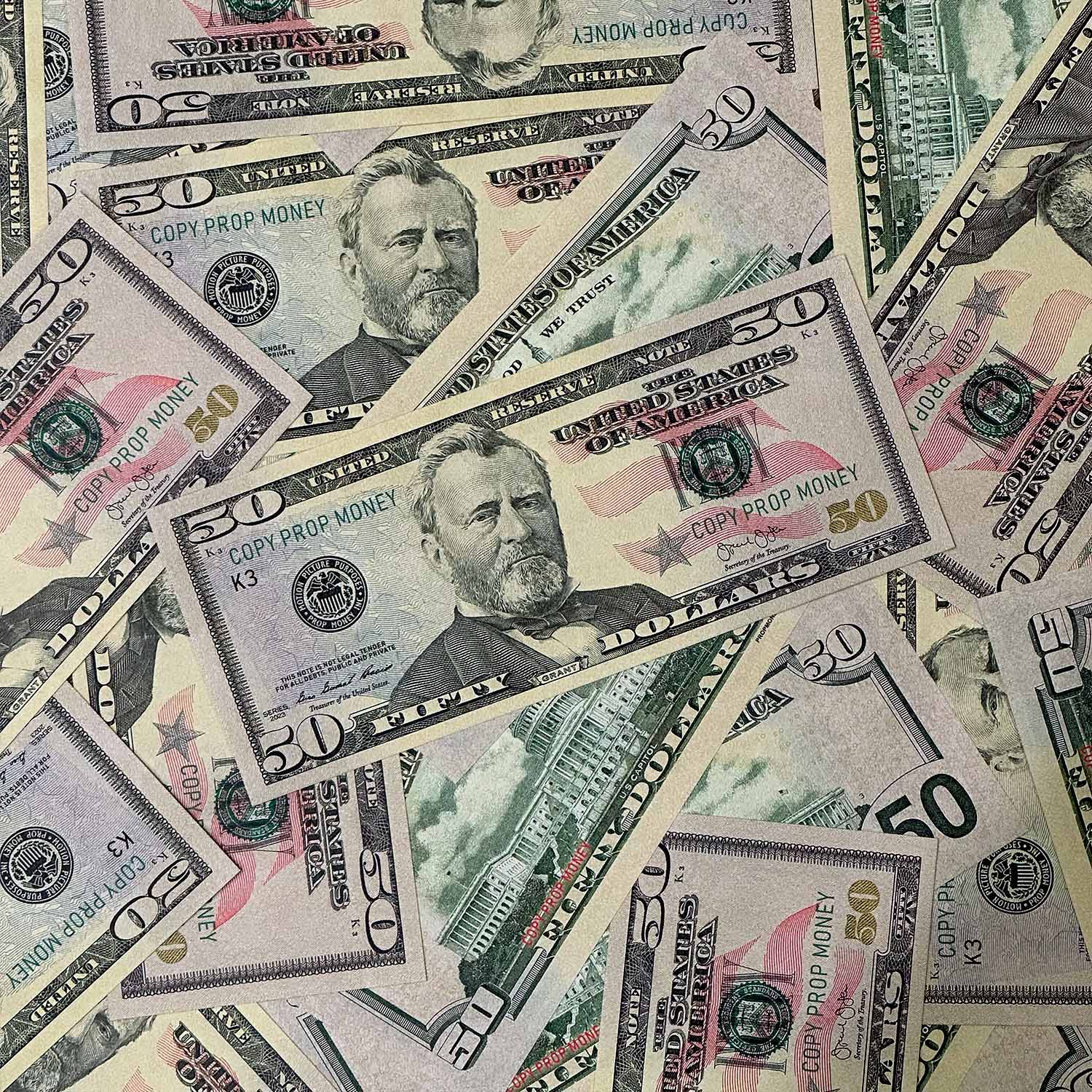 $50 United States New Series Full Print Premier Stack - Image 3