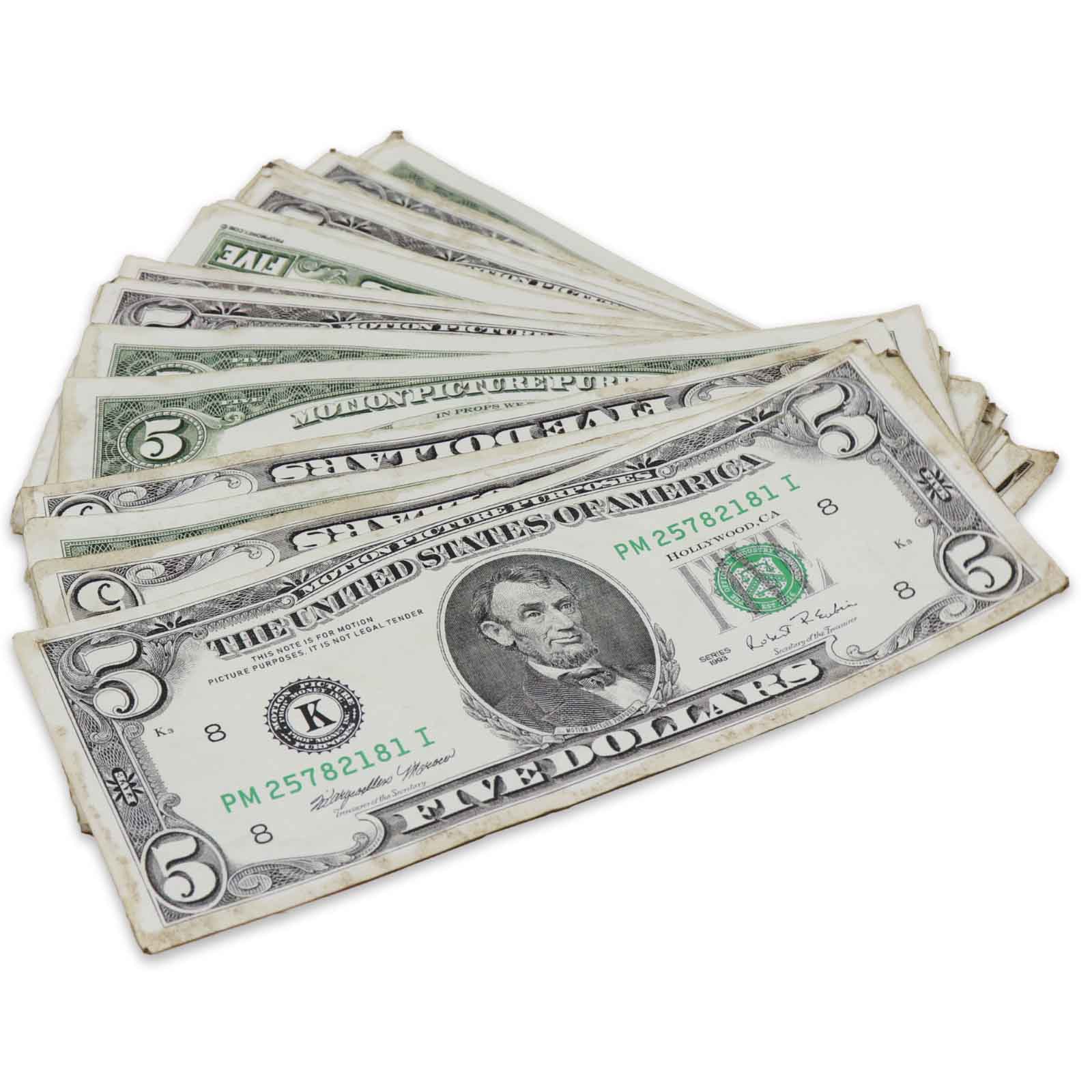 $5 RealAged® 1990 Series Bills