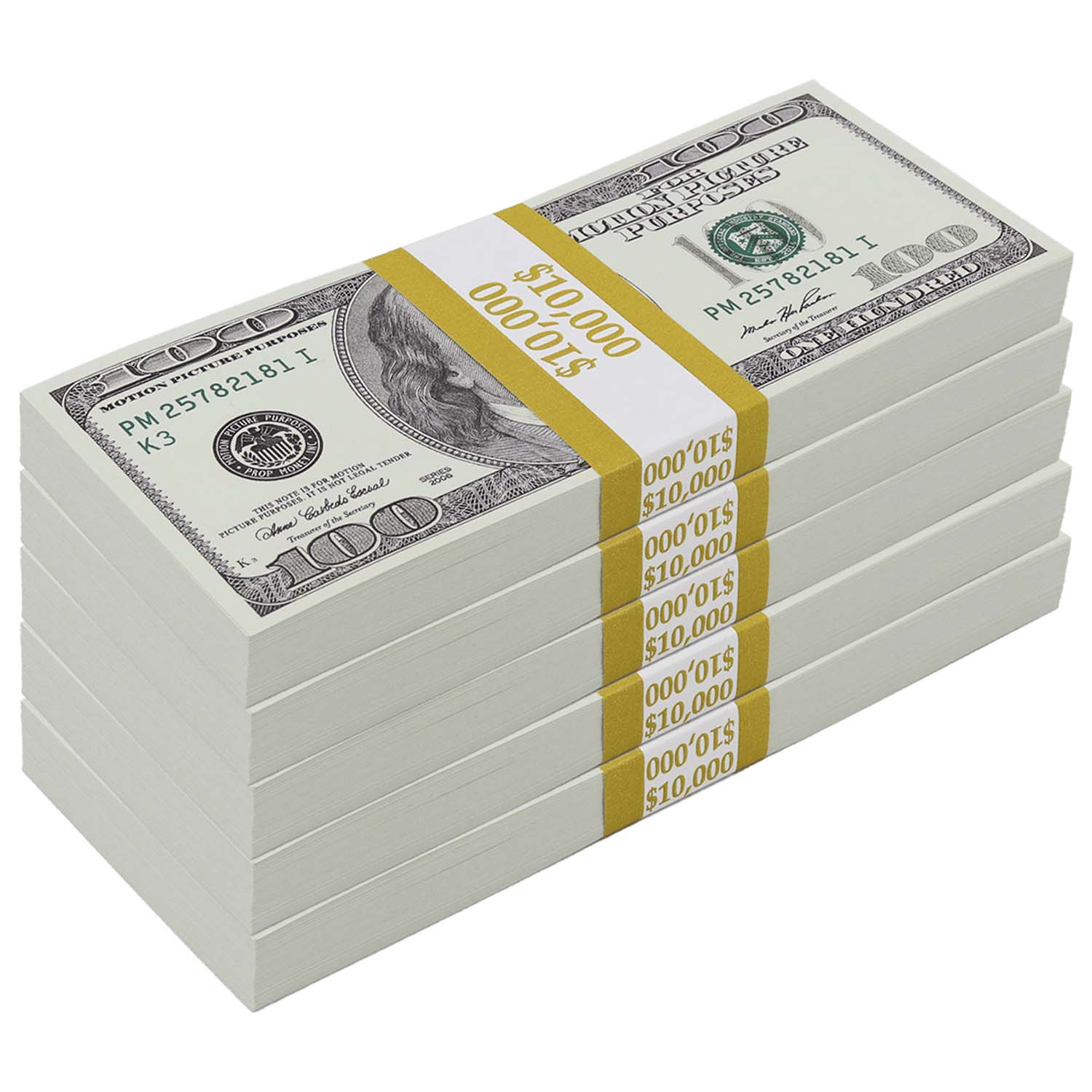 $50,000 BLANK FILLER 2000 Series Stacks