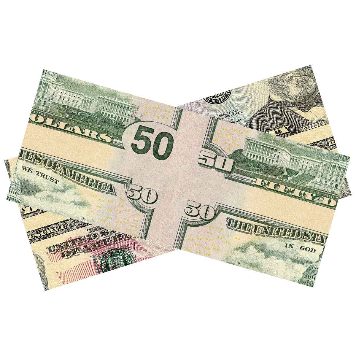 $50 Mis-Made Bills for Magic Tricks - Image 2