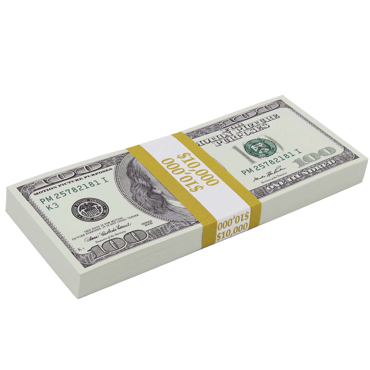 $500,000 Full Print 2000 Series Stacks & Briefcase - Image 3