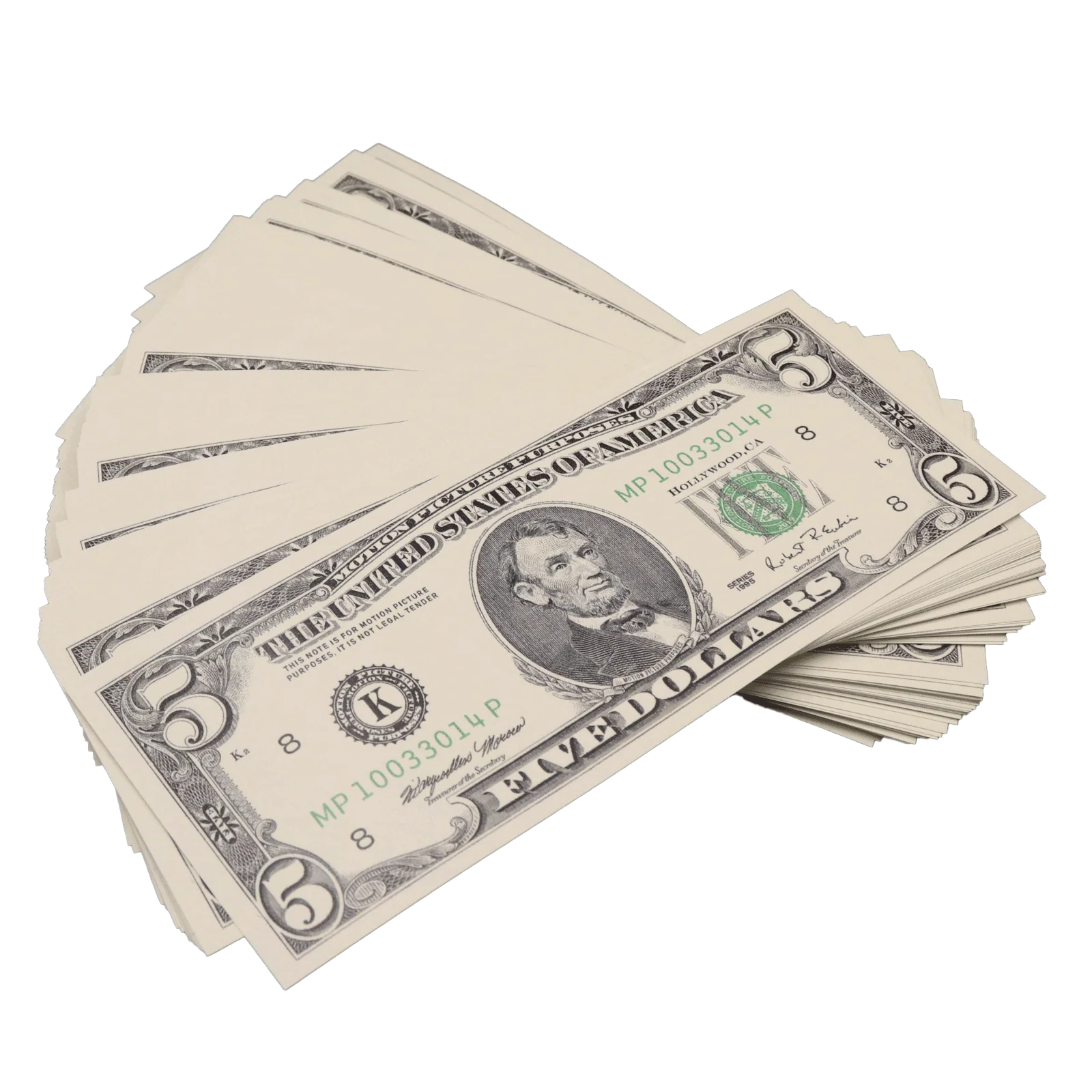 $500 Full Print 1990 Series Stack - Image 3