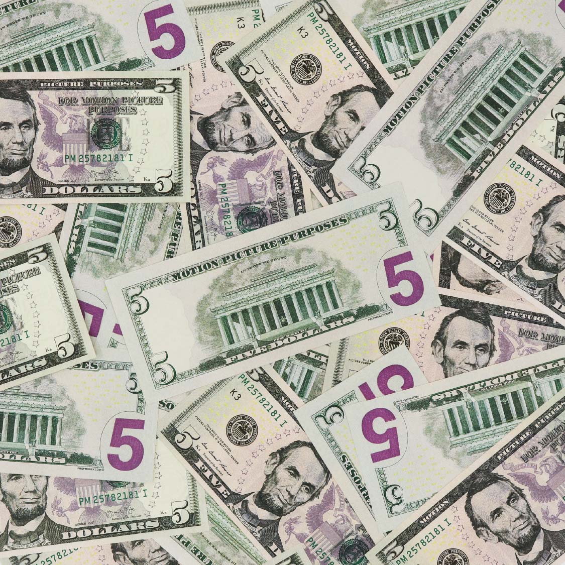 $500 Full Print New Series Stack - Image 3
