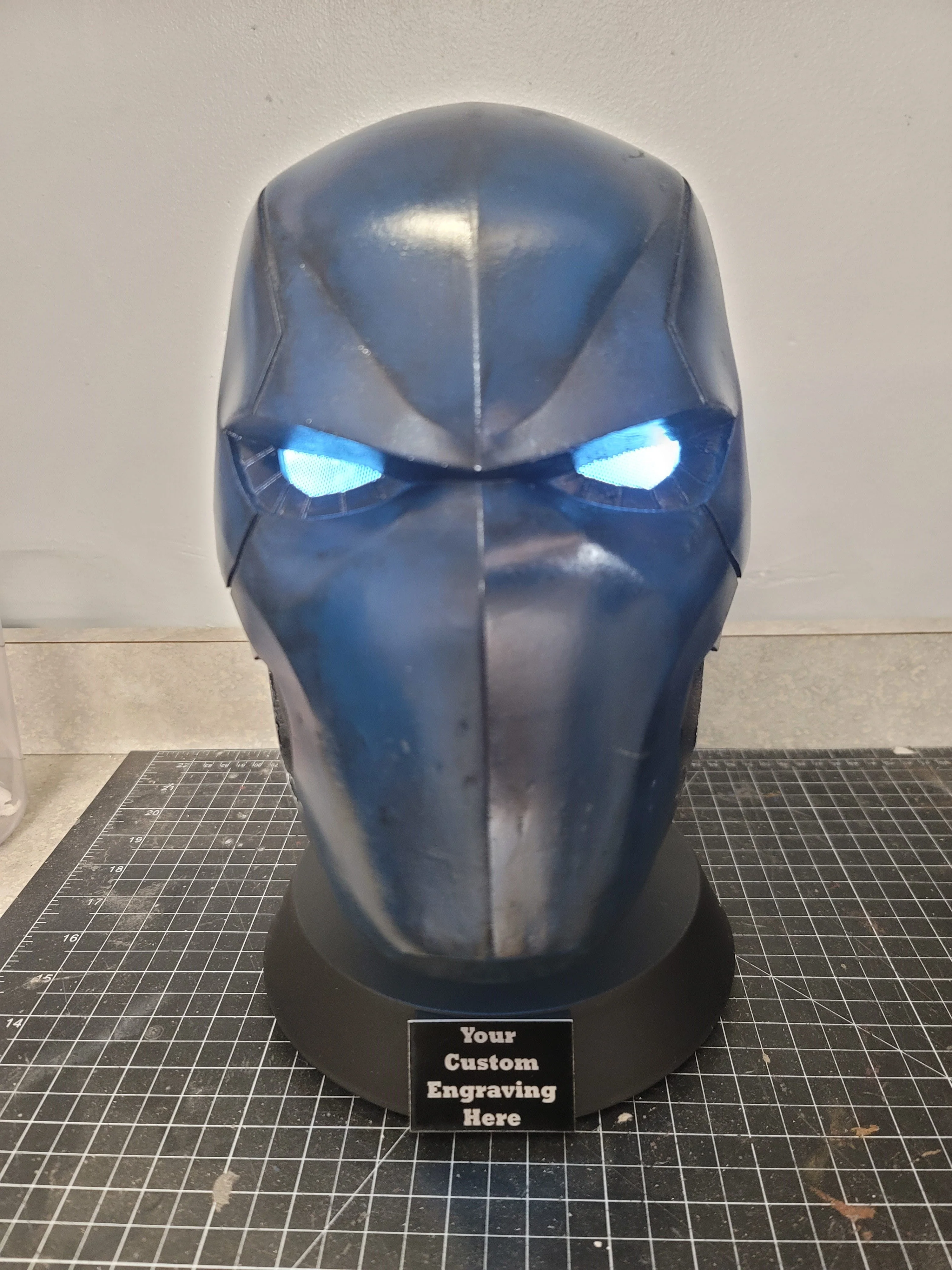 Custom Engraved Helmet Display Stand - Image 4