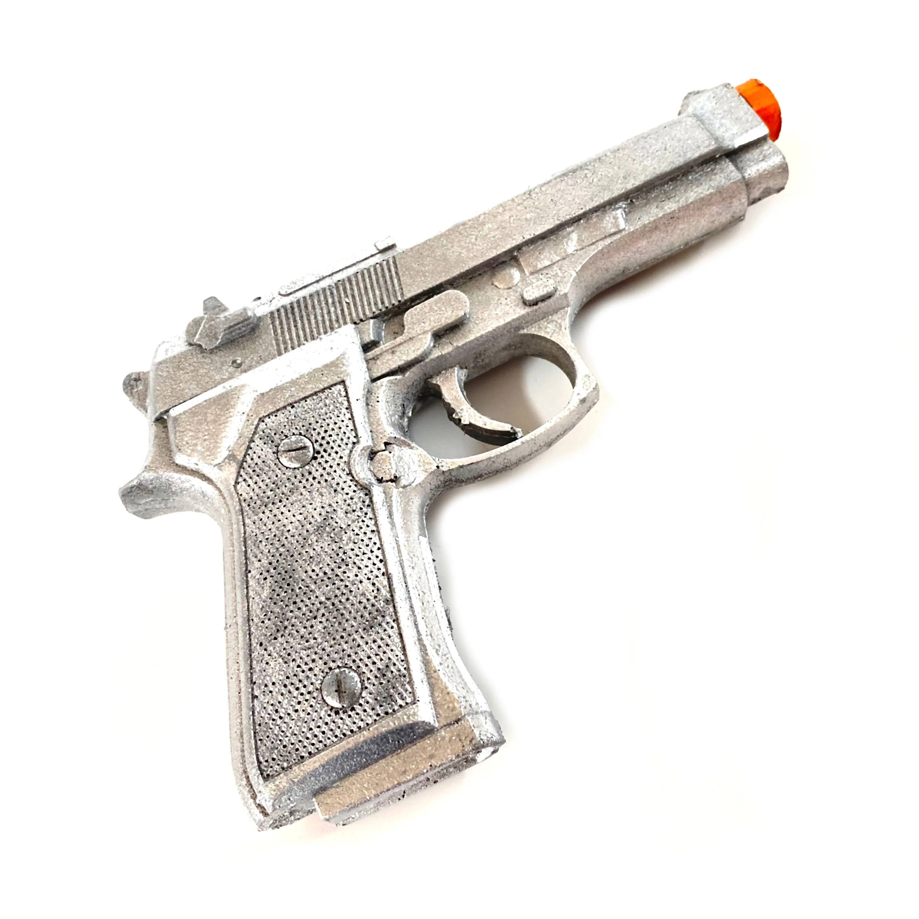 Foam Rubber Beretta 9mm Semi Automatic Style Inert Handgun Prop - Image 7