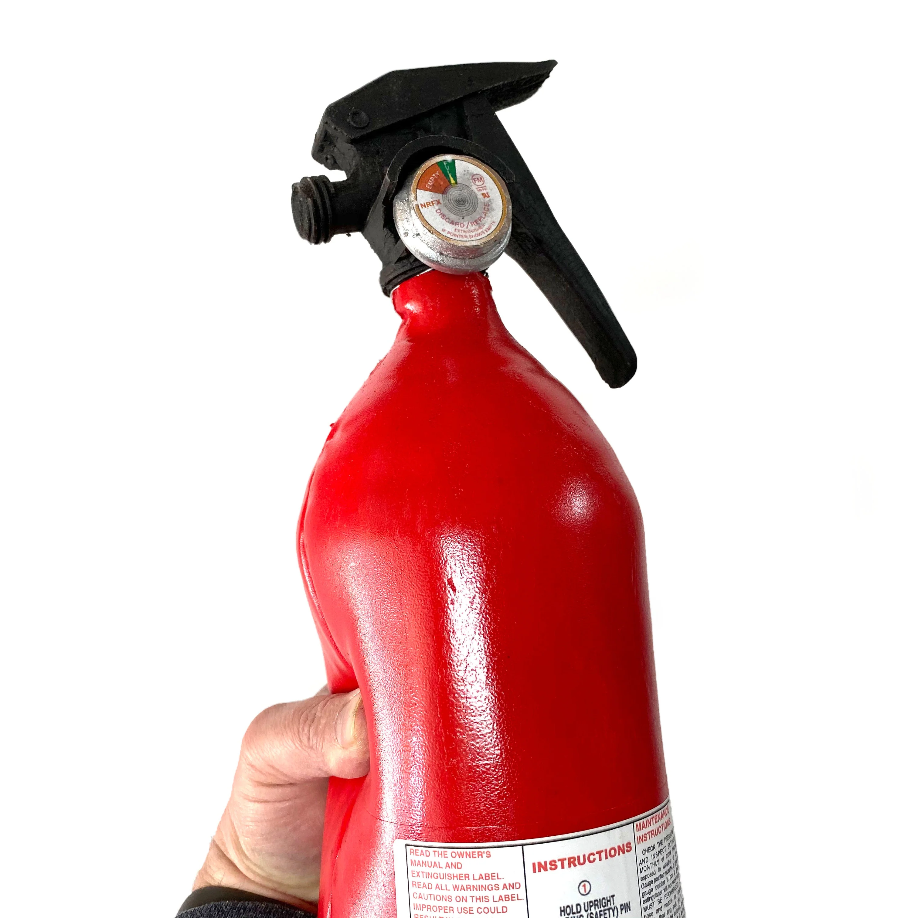 Foam Rubber Fire Extinguisher Prop - RED - Image 4