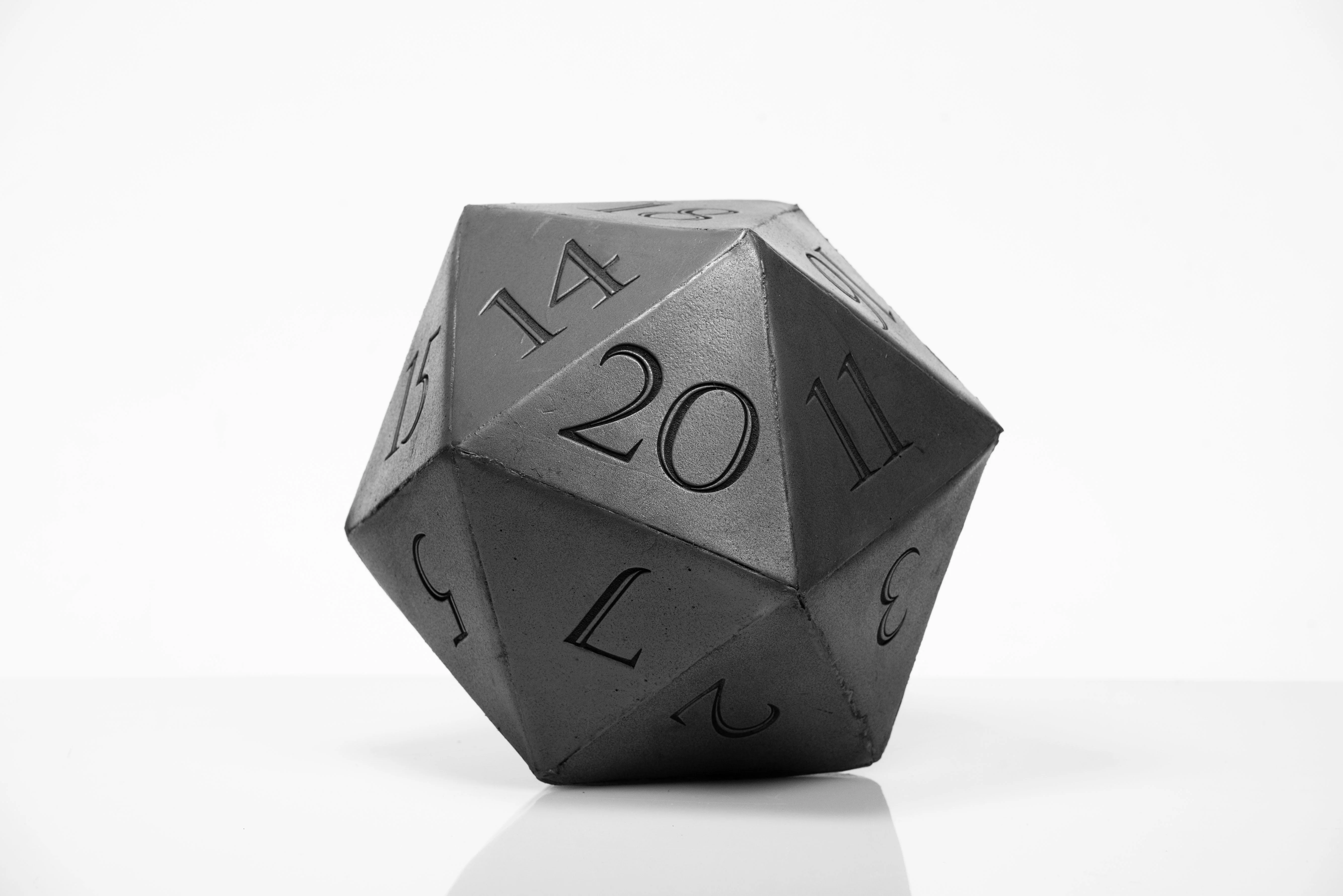 Giant D20 Die 10" Tall Display Prop - Image 11