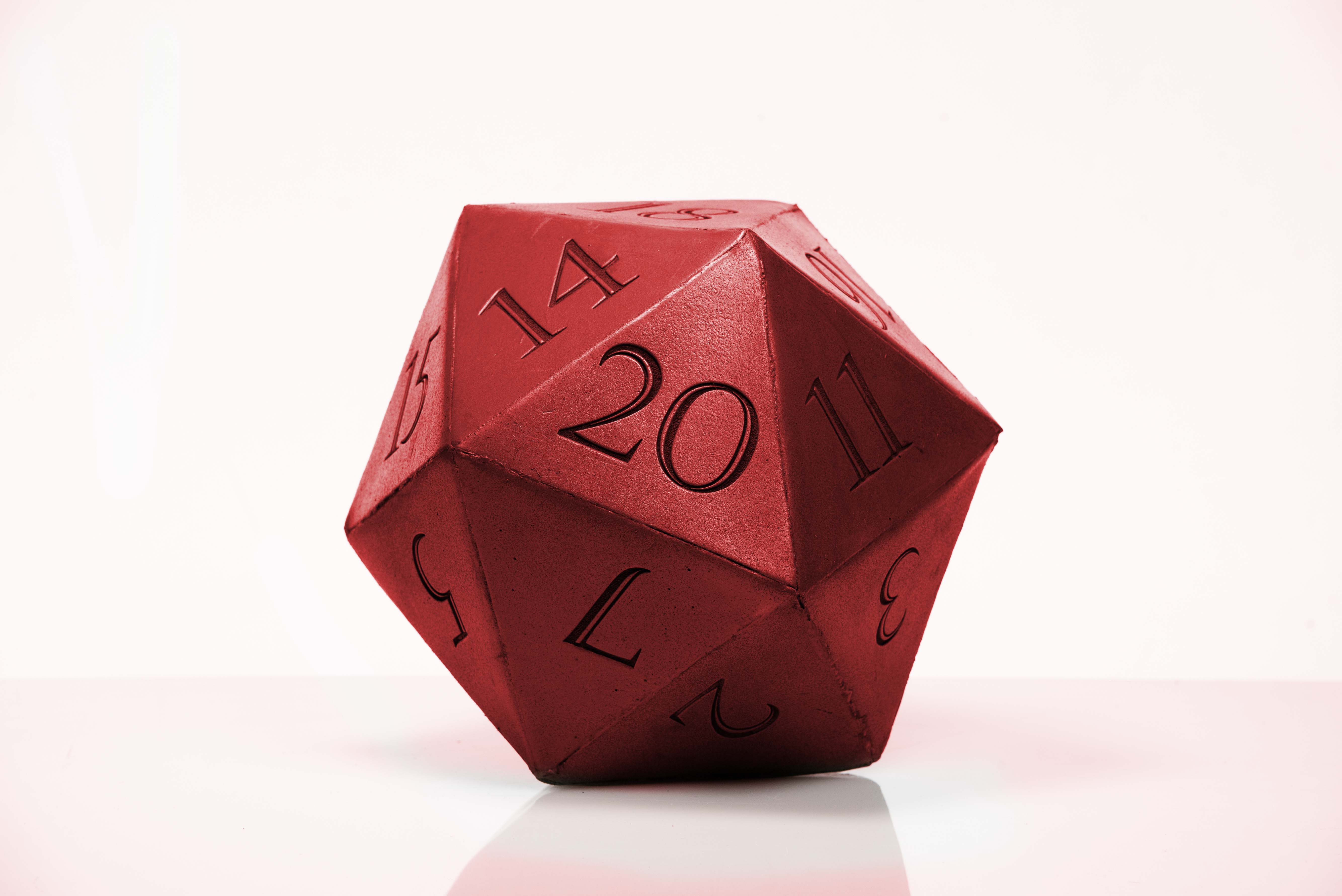 Giant D20 Die 10" Tall Display Prop - Image 13