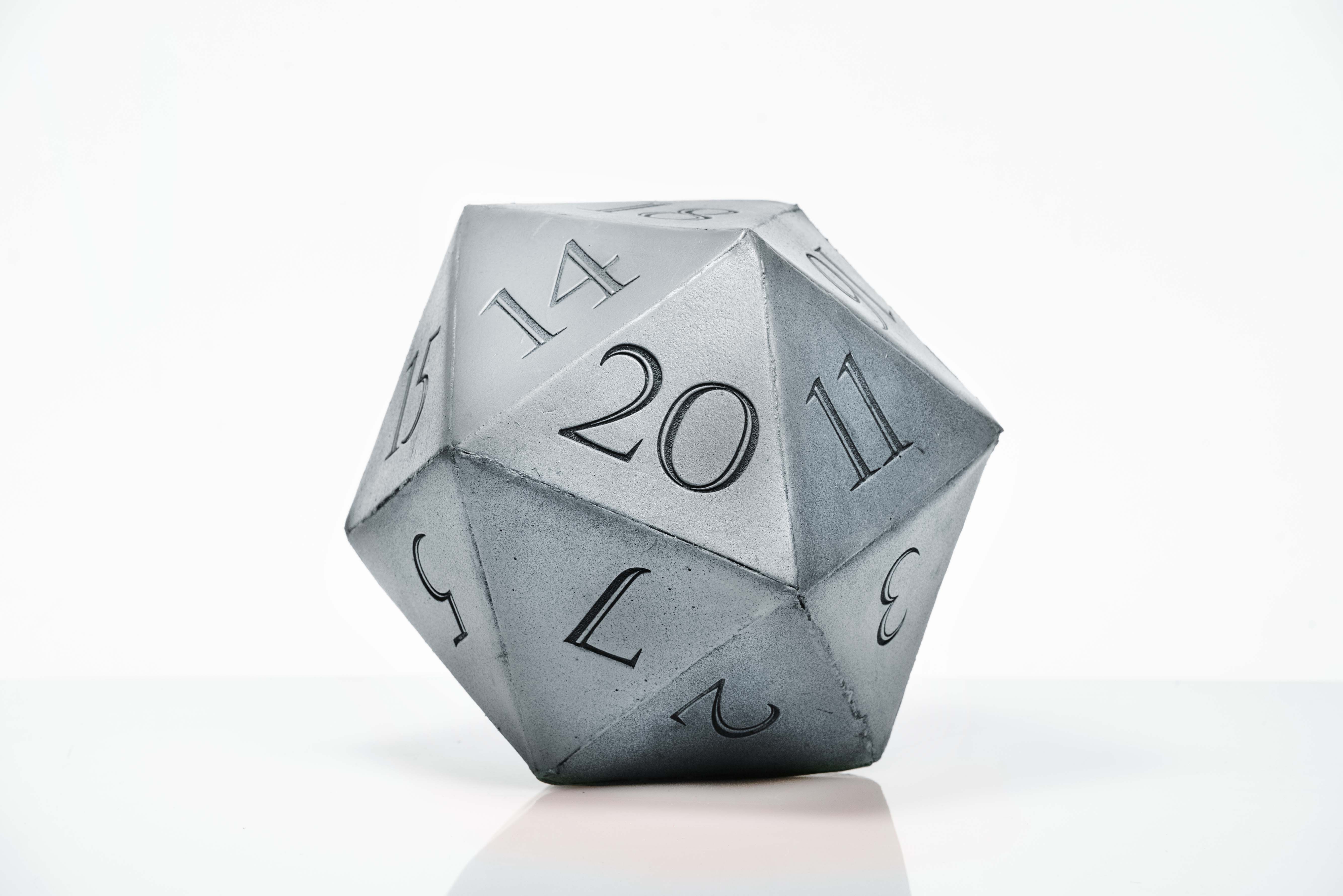Giant D20 Die 10" Tall Display Prop - Image 14