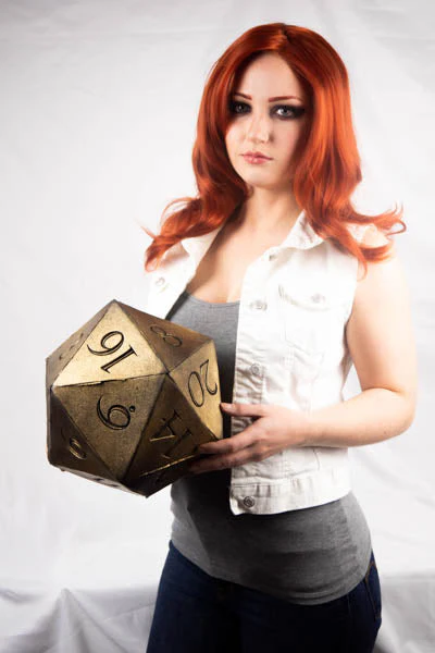 Giant D20 Die 10" Tall Display Prop - Image 3