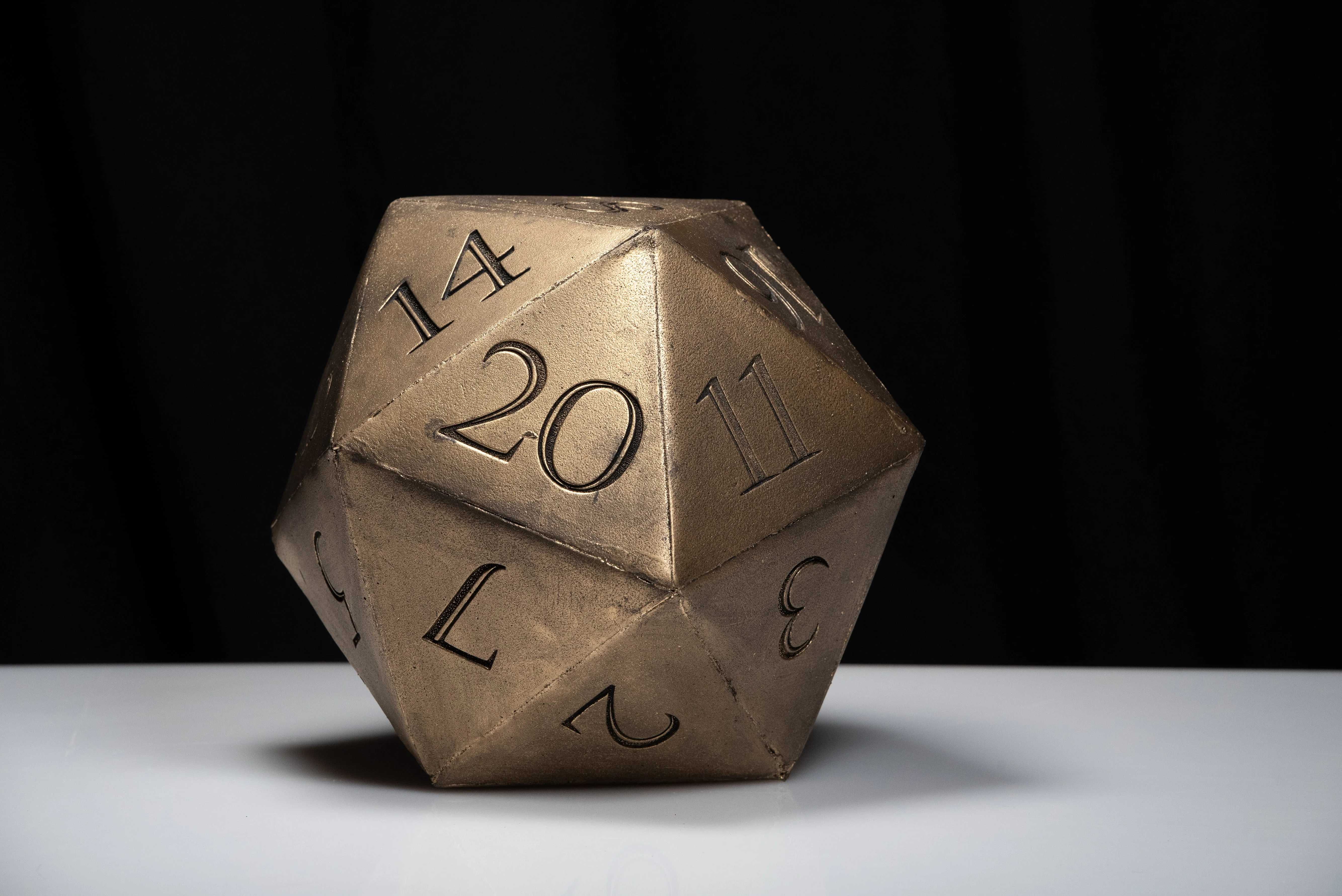 Giant D20 Die 10" Tall Display Prop - Image 4