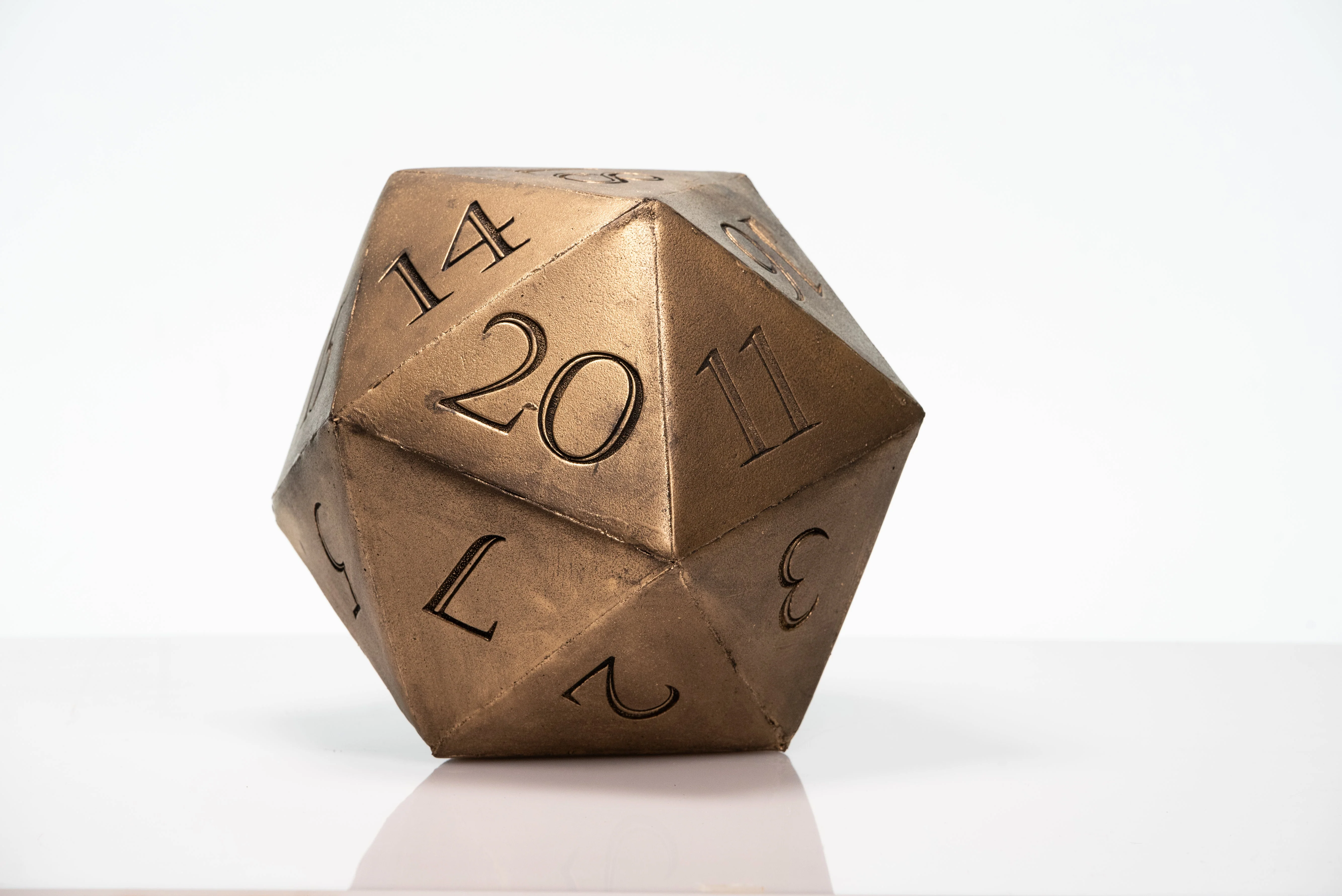 Giant D20 Die 10" Tall Display Prop - Image 5