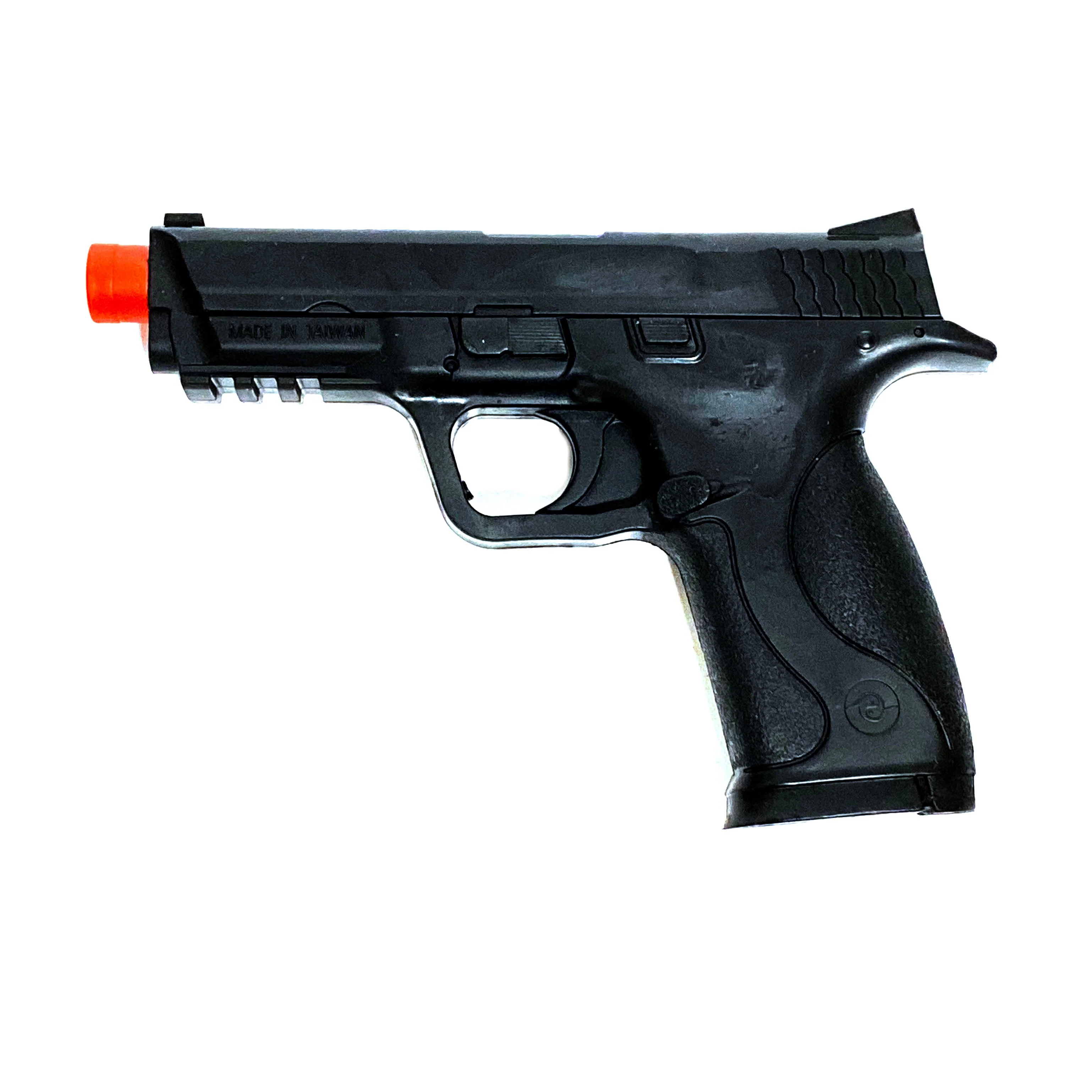 Hard Poly Police S&W MP40 Black Pistol Prop - Image 4