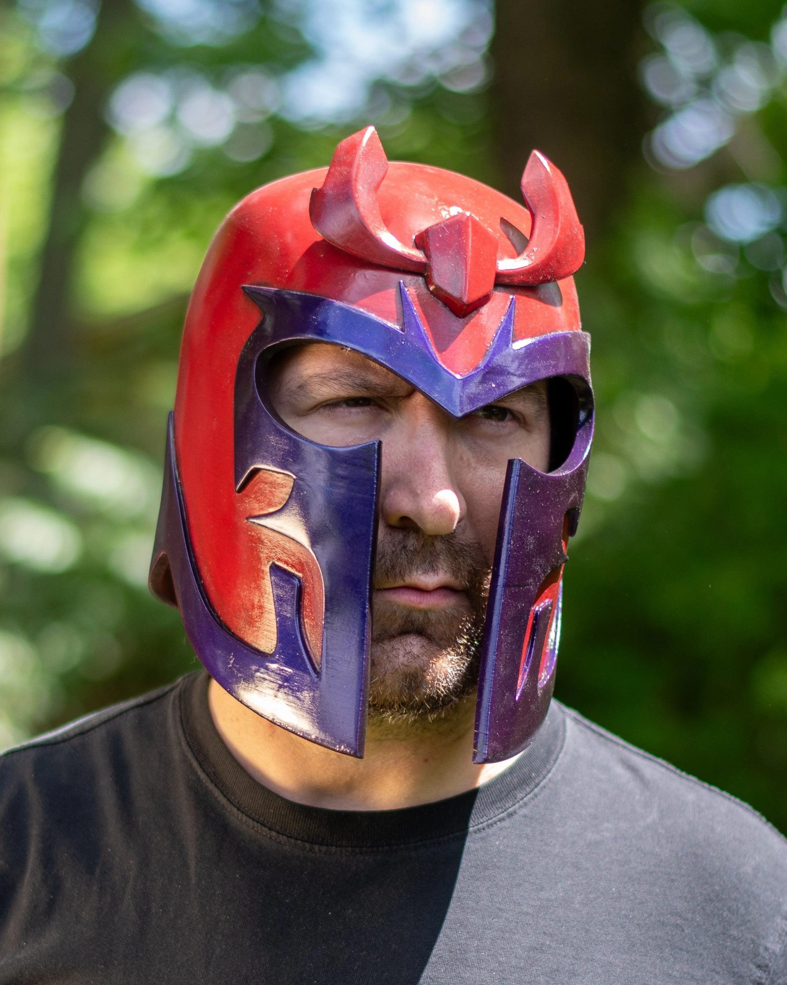 Magneto Helmet - Mutant Leader's Barbute Helm Costume Replica - Image 3