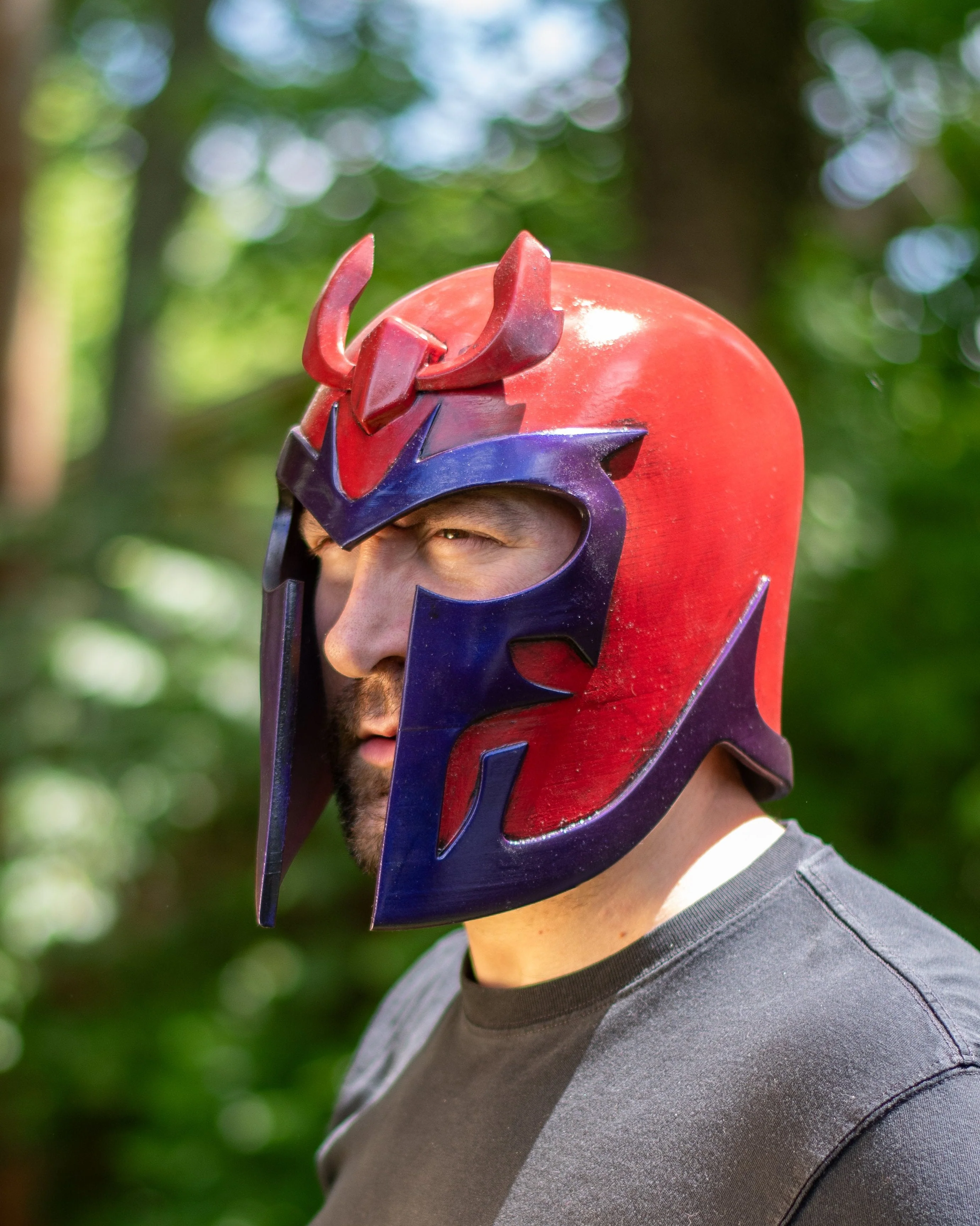 Magneto Helmet - Mutant Leader's Barbute Helm Costume Replica - Image 5
