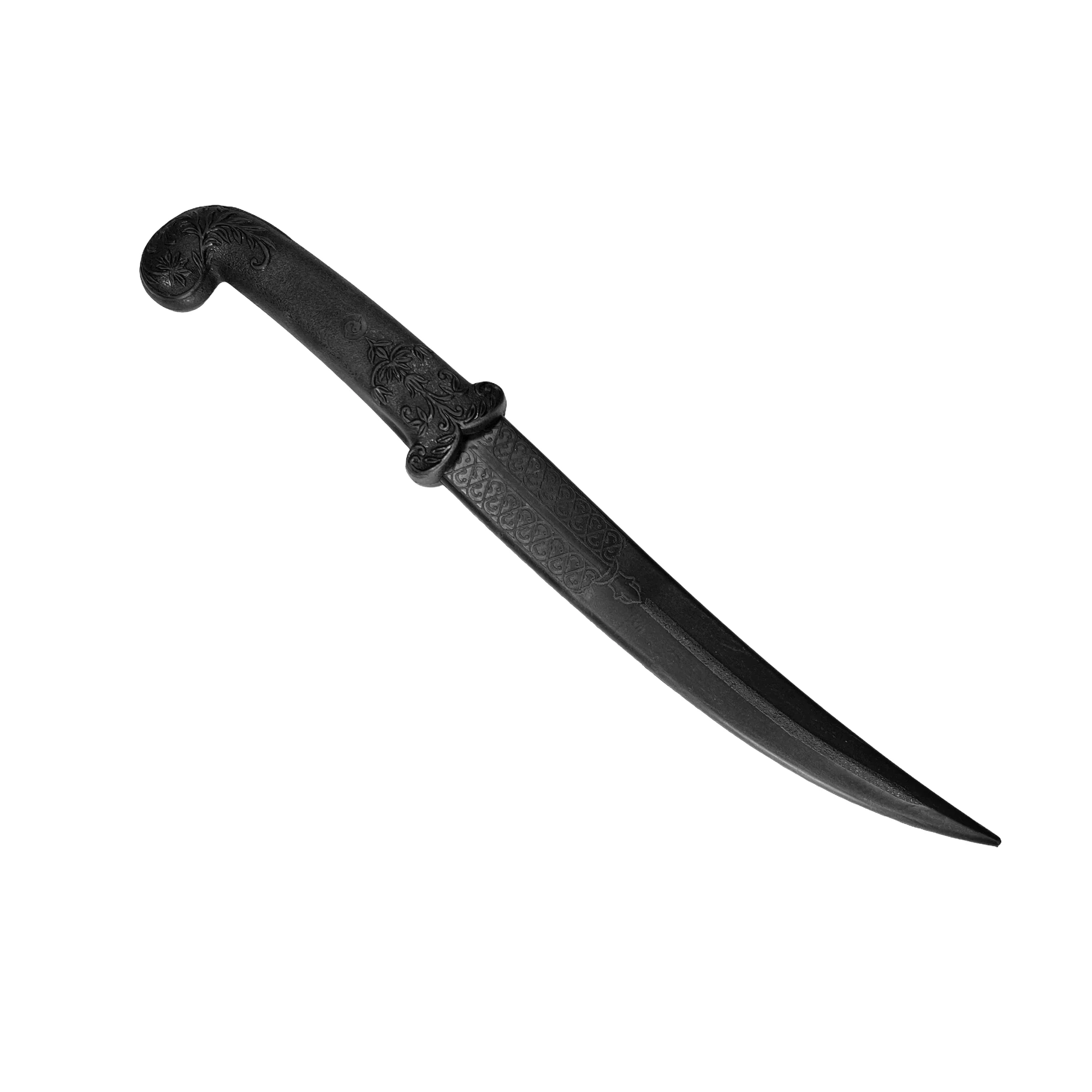 Middle Eastern Style Poly Training Knife with 8.75 Inch Trailing Point Blade prop - Image 2