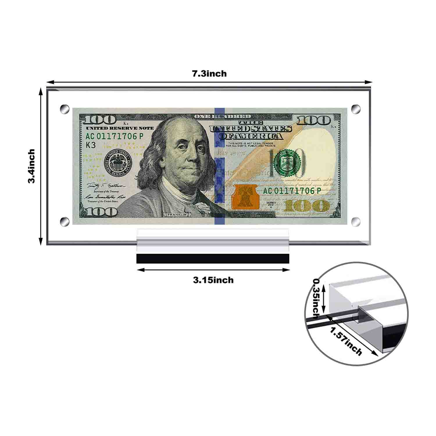 Bill Holder Display Case - Image 3