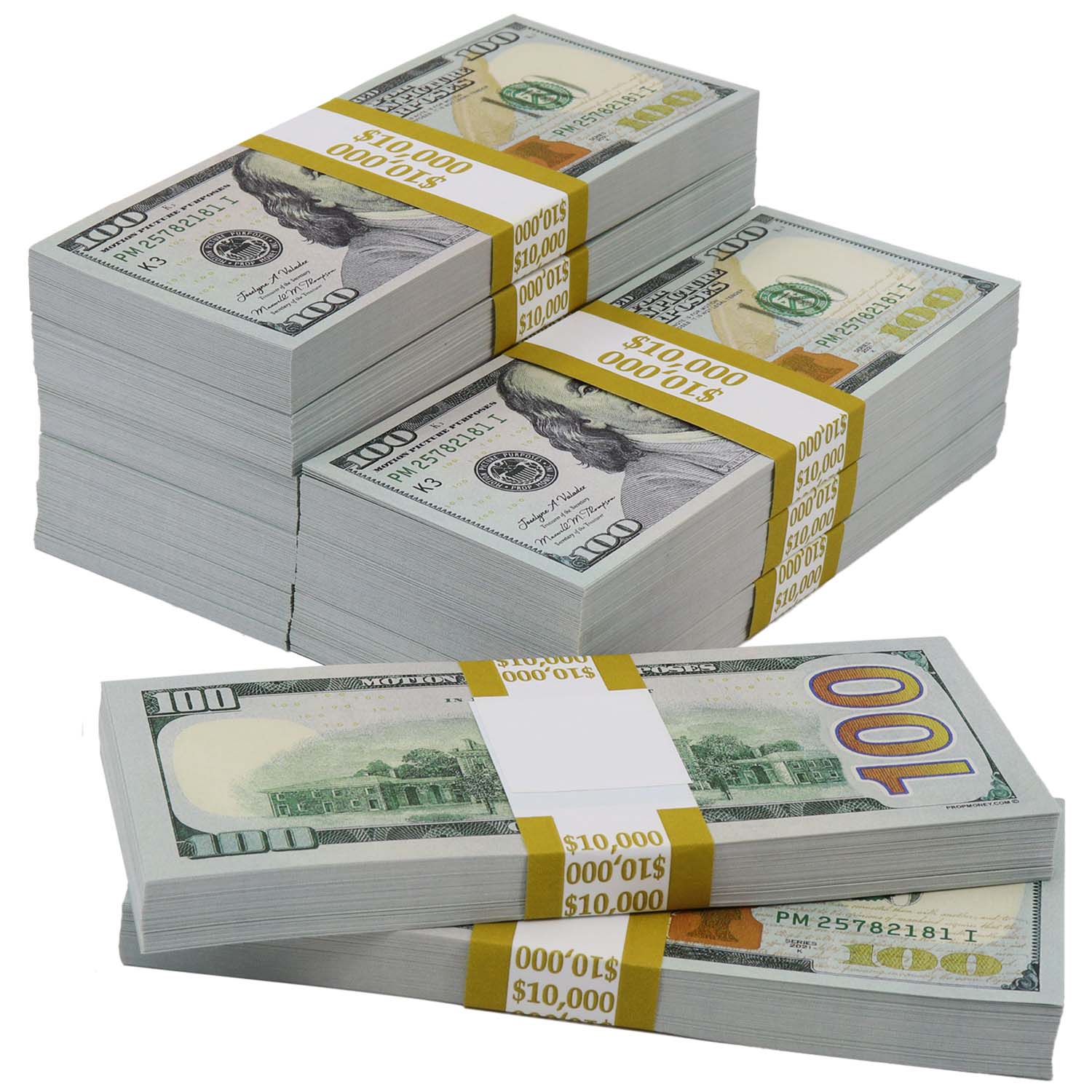 $100,000 BLANK FILLER New Series Stacks