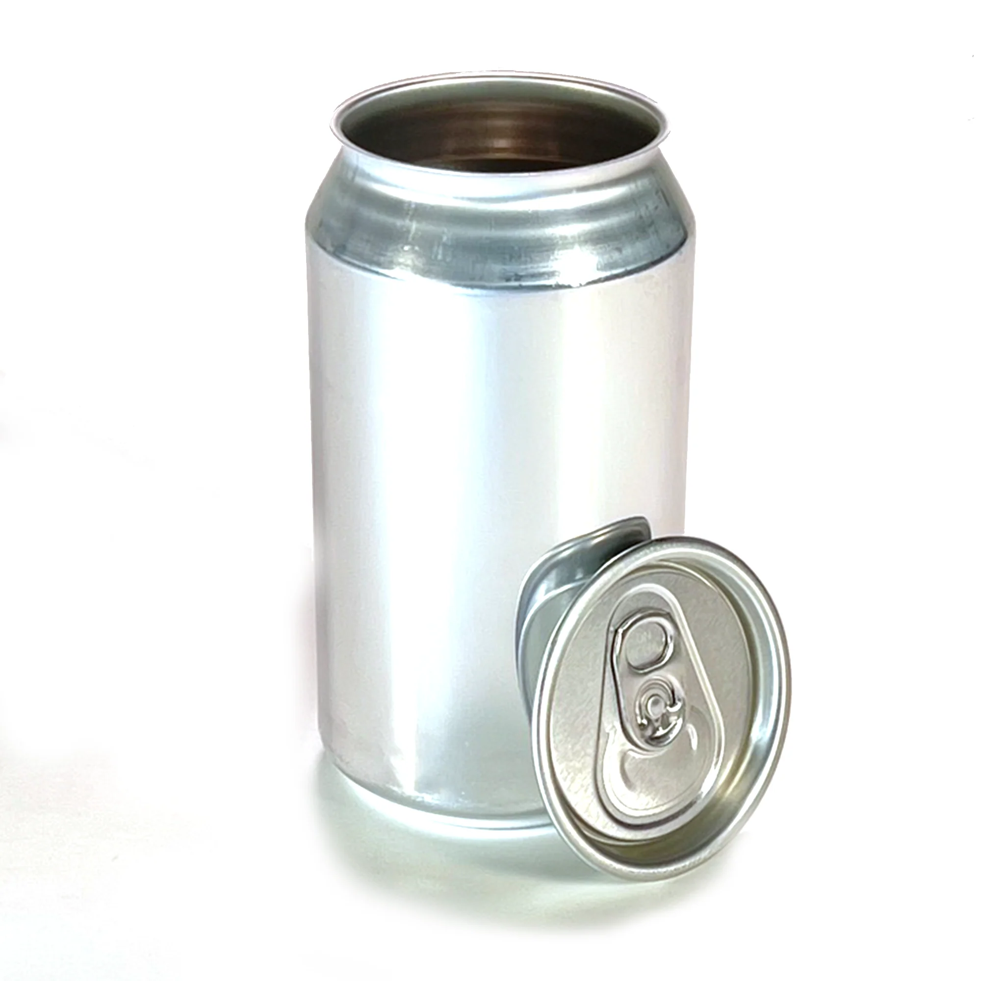 Real Unfilled Bright Aluminum Can with End - Pop, Soda or Beer Can Blank - Image 3
