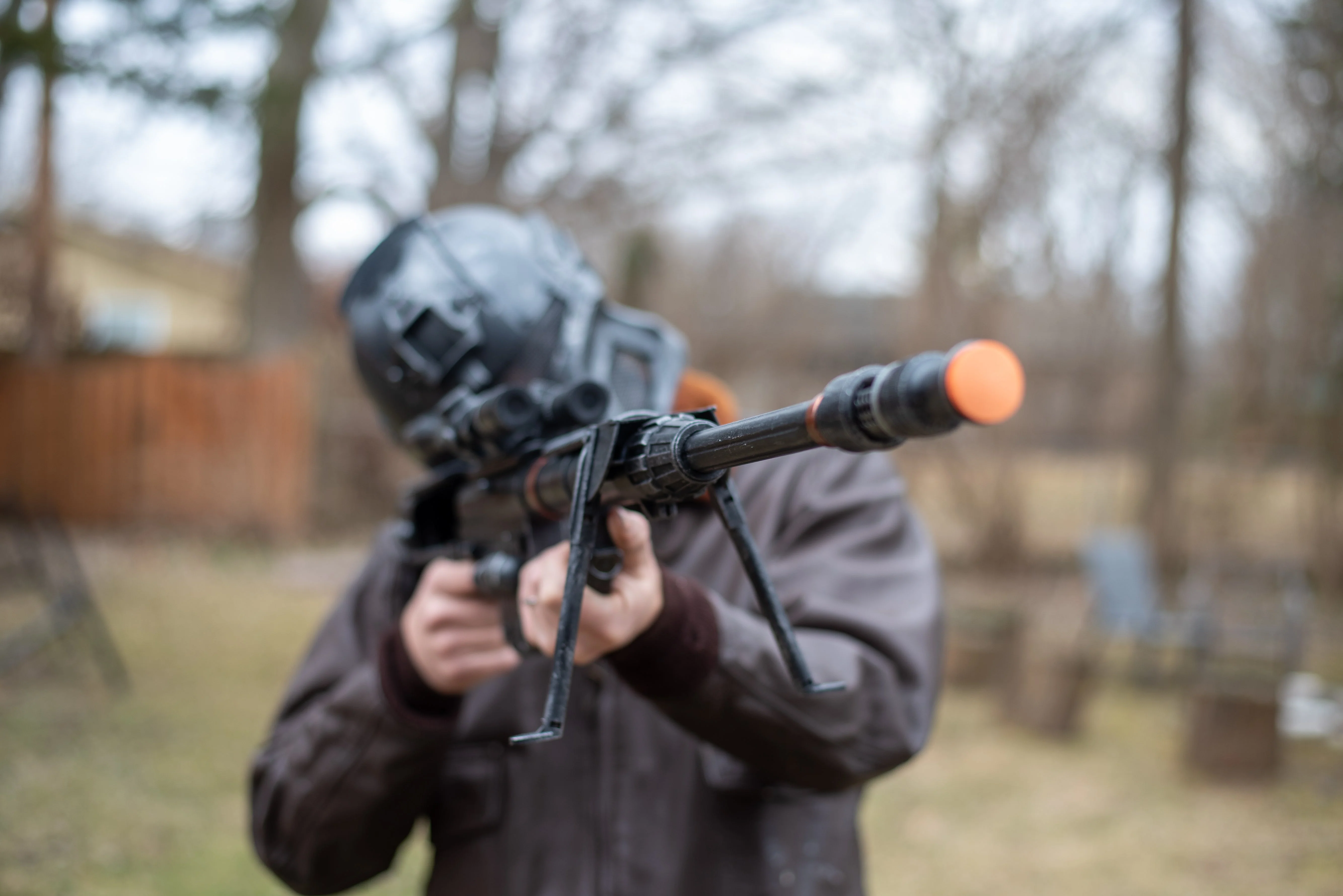 Space Warrior Tactical Helmet Cosplay - Image 16