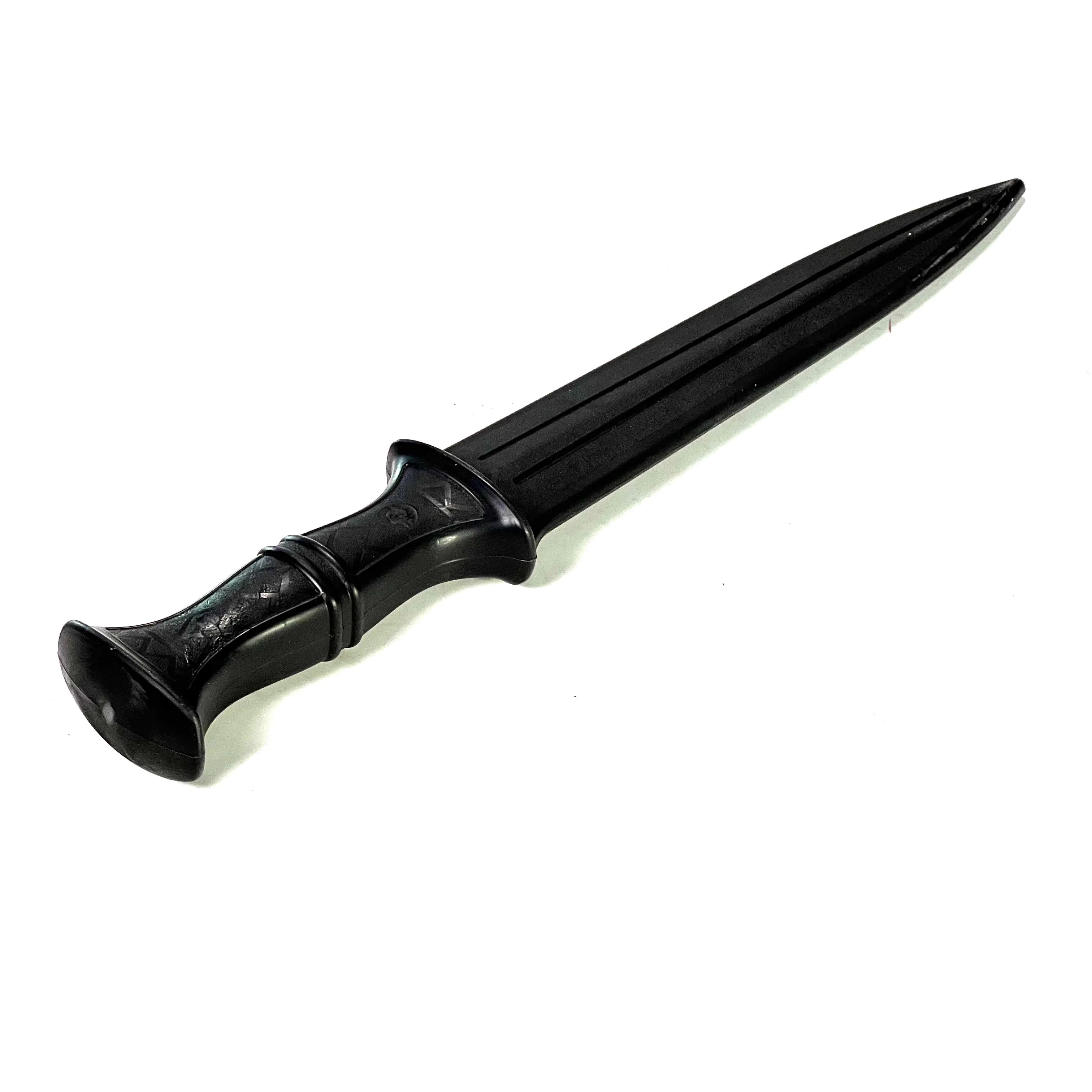 Spear Pointed Tactical Poly Training Knife Dagger Prop with 8.5 Inch Blade Geometric Pattern Handle - Image 2