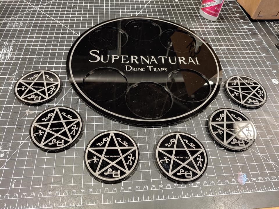 Supernatual Drink Trap Coaster Set - Image 3