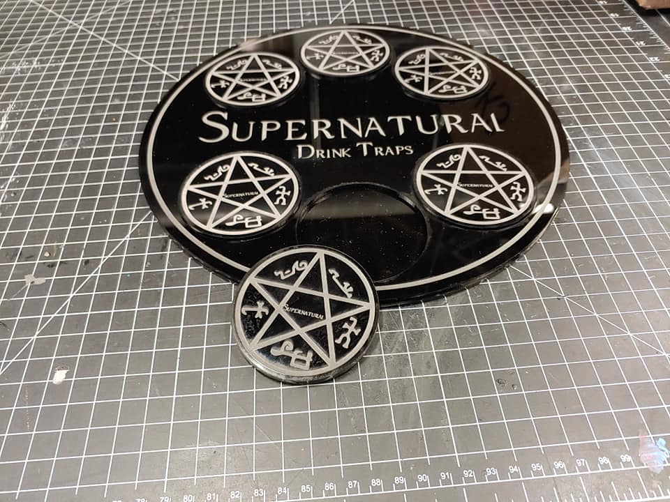 Supernatual Drink Trap Coaster Set - Image 4