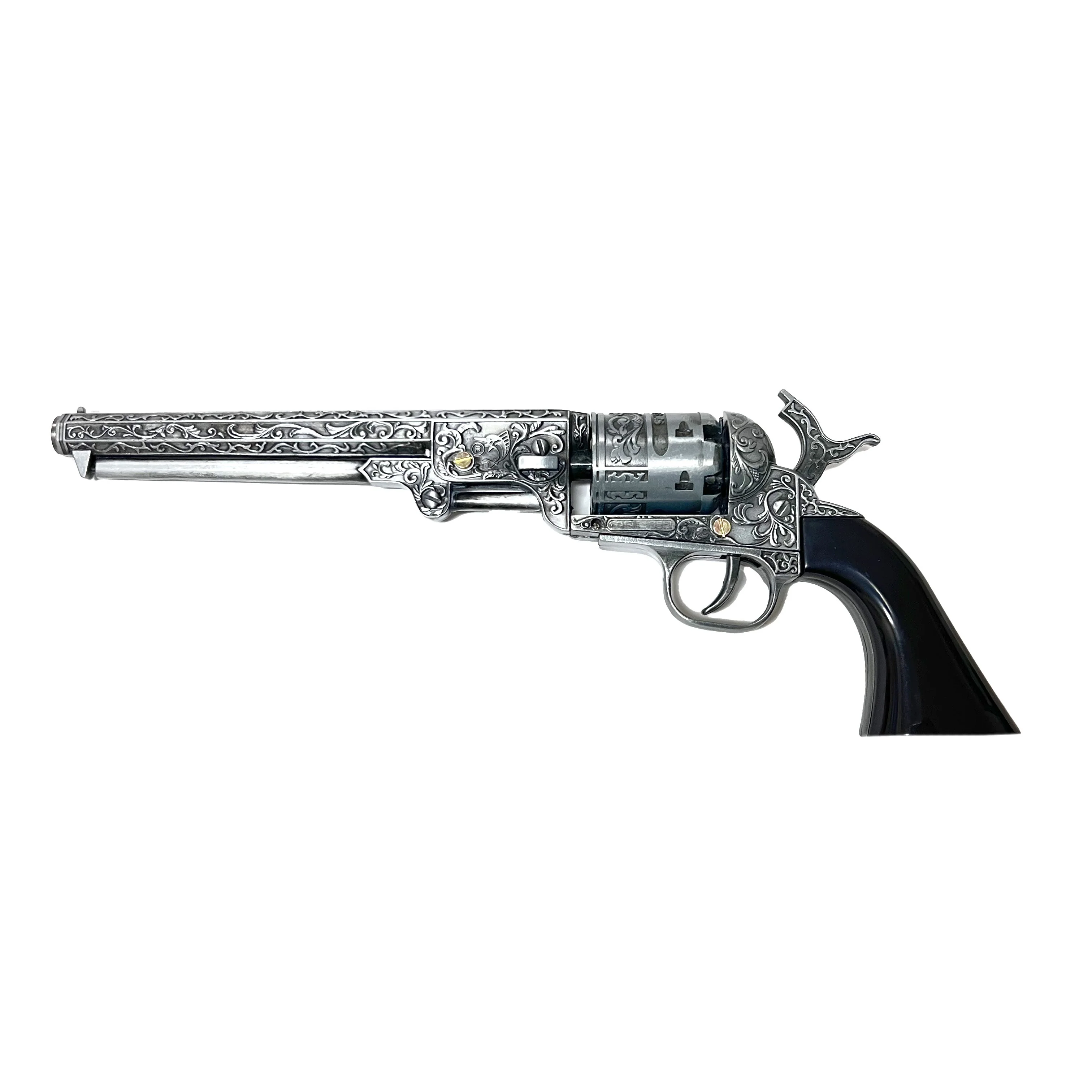 Western Cowboy Revolver Pistol Non-Firing Replica Gun with Stand - Image 4